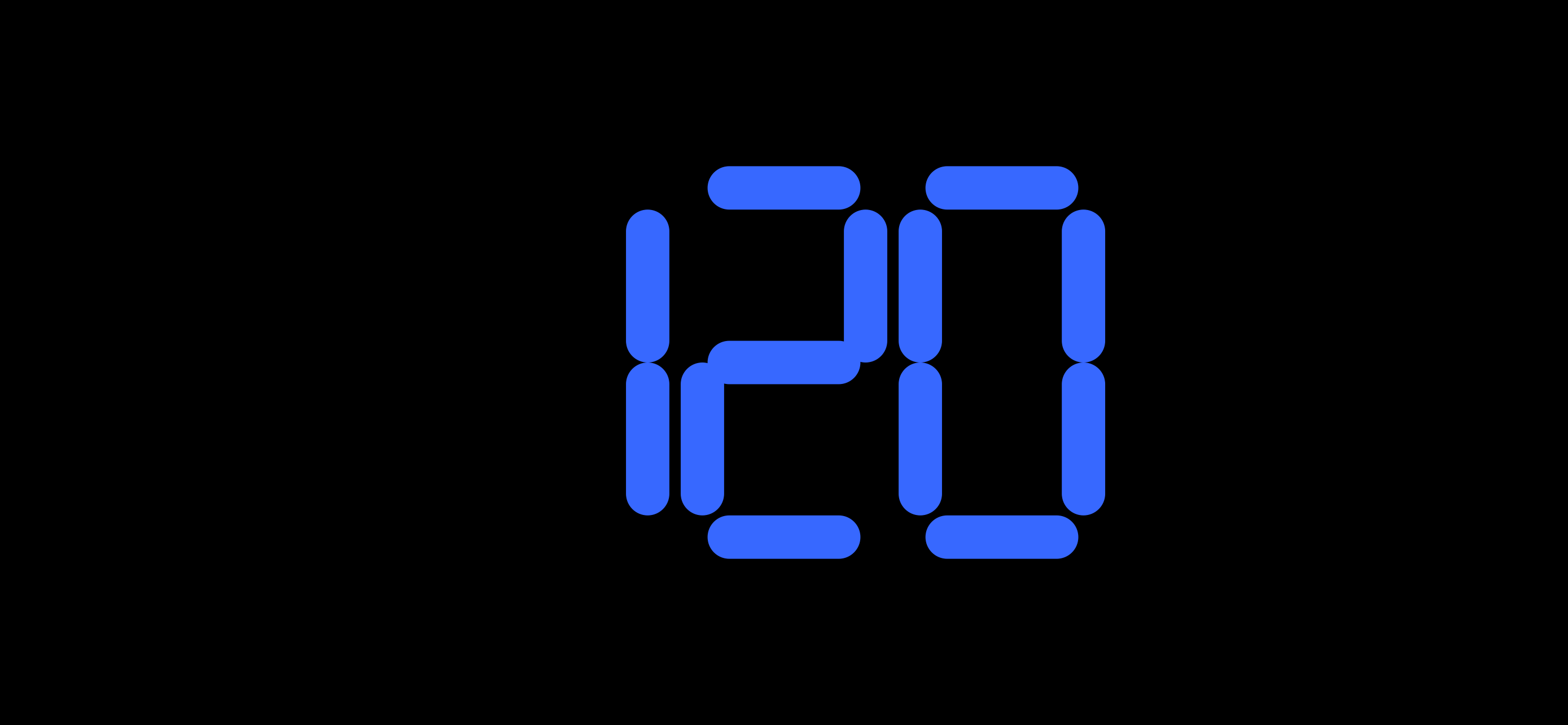 120 km/h · Blau · LCD · Schwarz
